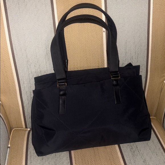 Salvatore Ferragamo Ferragamo Tote Bag Black Sport AU-21 9771 Nylon Leather S... - Picture 2 of 12